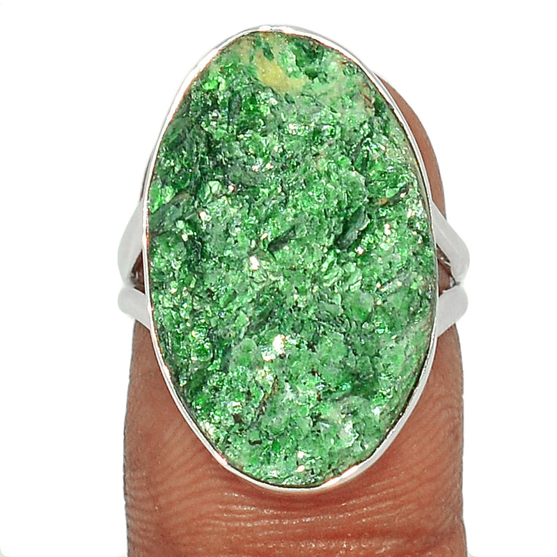 Fuchsite Green Muscovite Ring - FUKR23