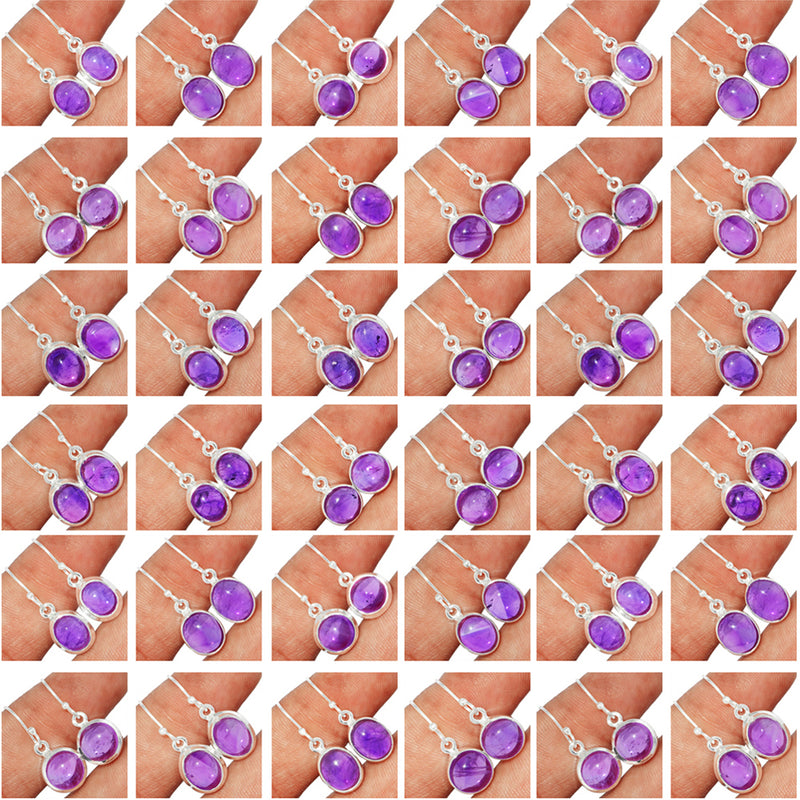 50 Pieces Mix Lot - amethyst Earrings - GAMCE3