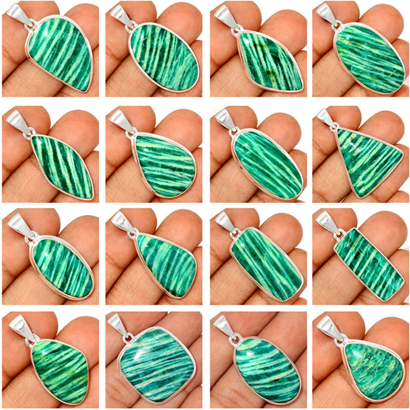 100 Grams Mix Lot - Amazonite Pendants - GAMZP4