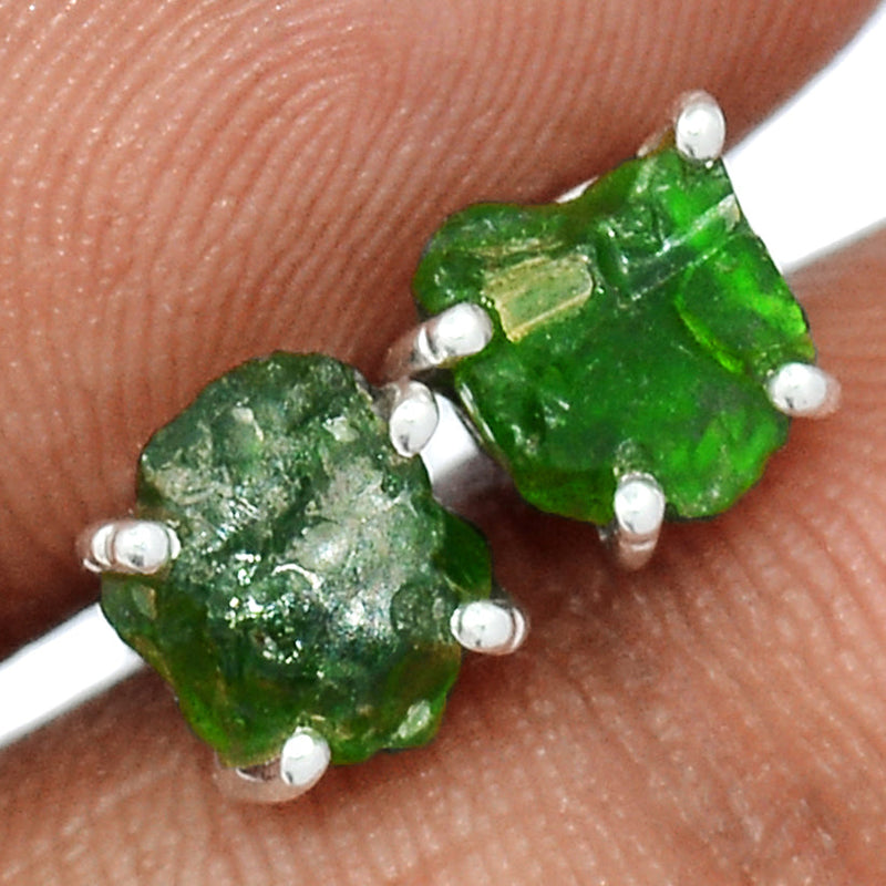 Claw - Green Apatite Rough Studs - GATS59