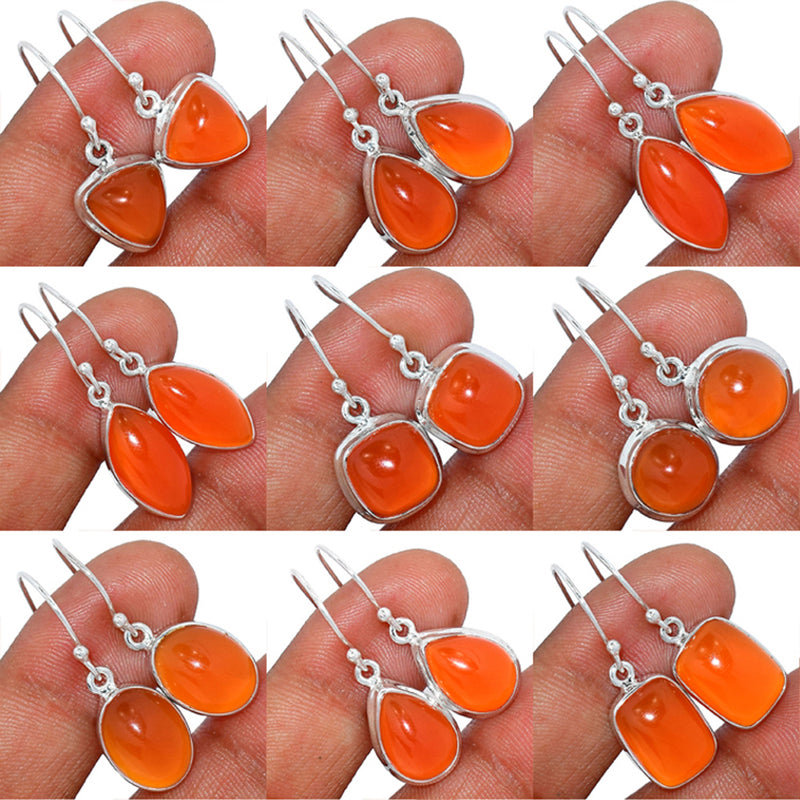 9 Pieces Mix Lot - Carnelian Earrings - GCRNE1