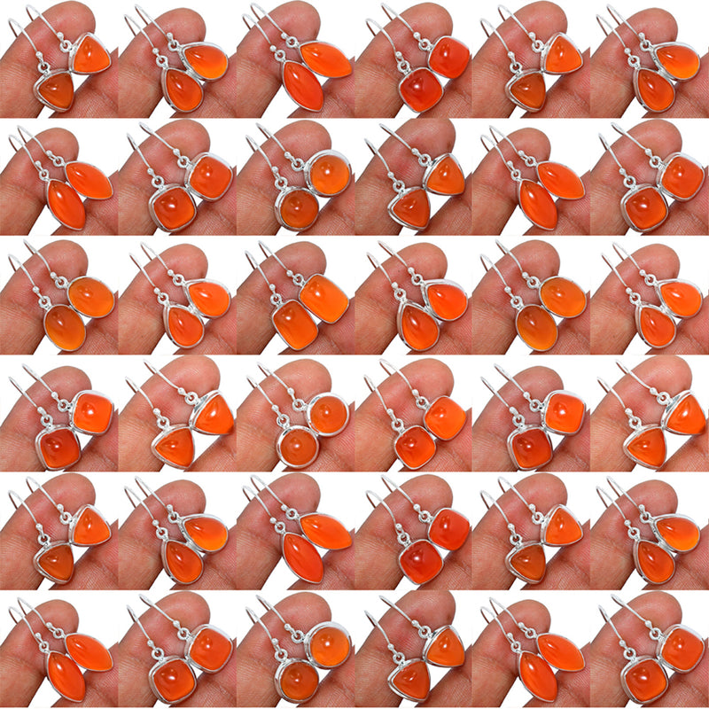 50 Pieces Mix Lot - Carnelian Earrings - GCRNE3