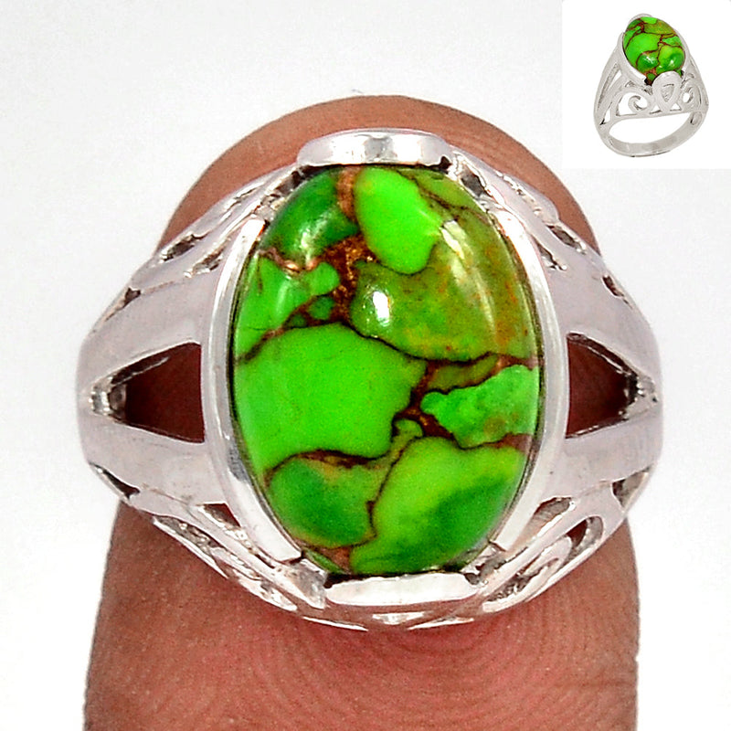 Green Copper Turquoise Ring - GCTR1200