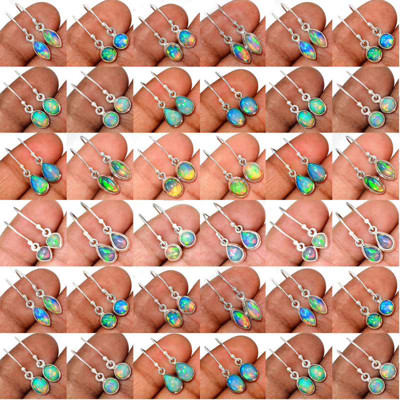 50 Pieces Mix Lot - Ethiopian Opal Earrings - GETOE3