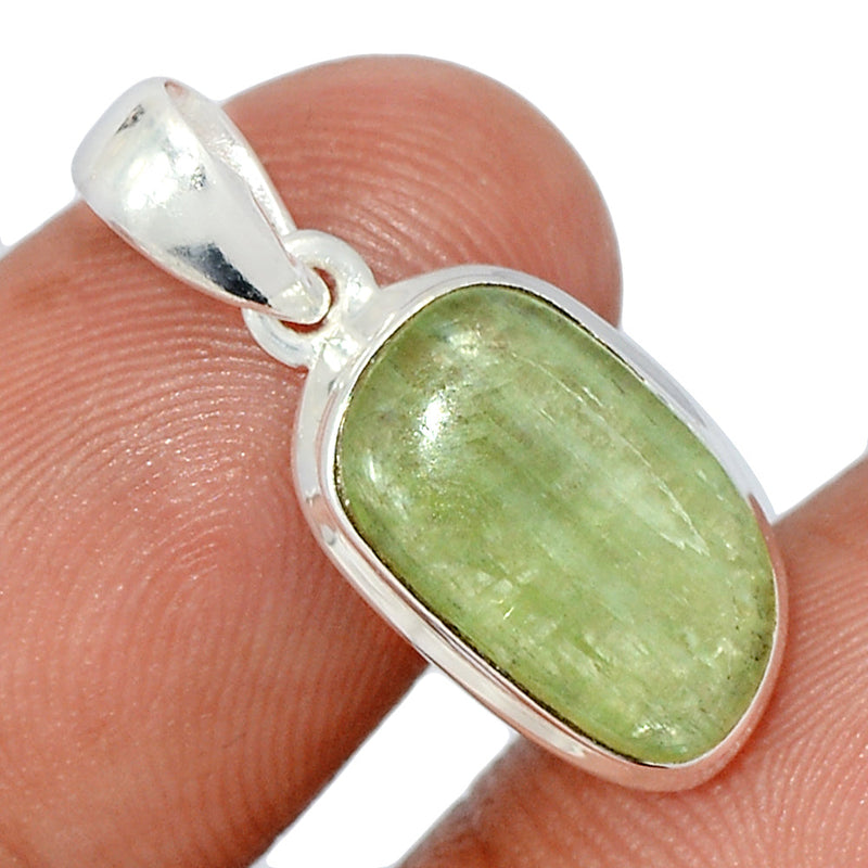 1" Green Kyanite Cabochon Pendants - GKCP242