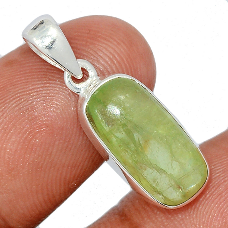 1.1" Green Kyanite Cabochon Pendants - GKCP245