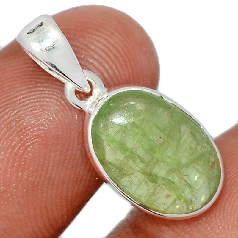 1" Green Kyanite Cabochon Pendants - GKCP249