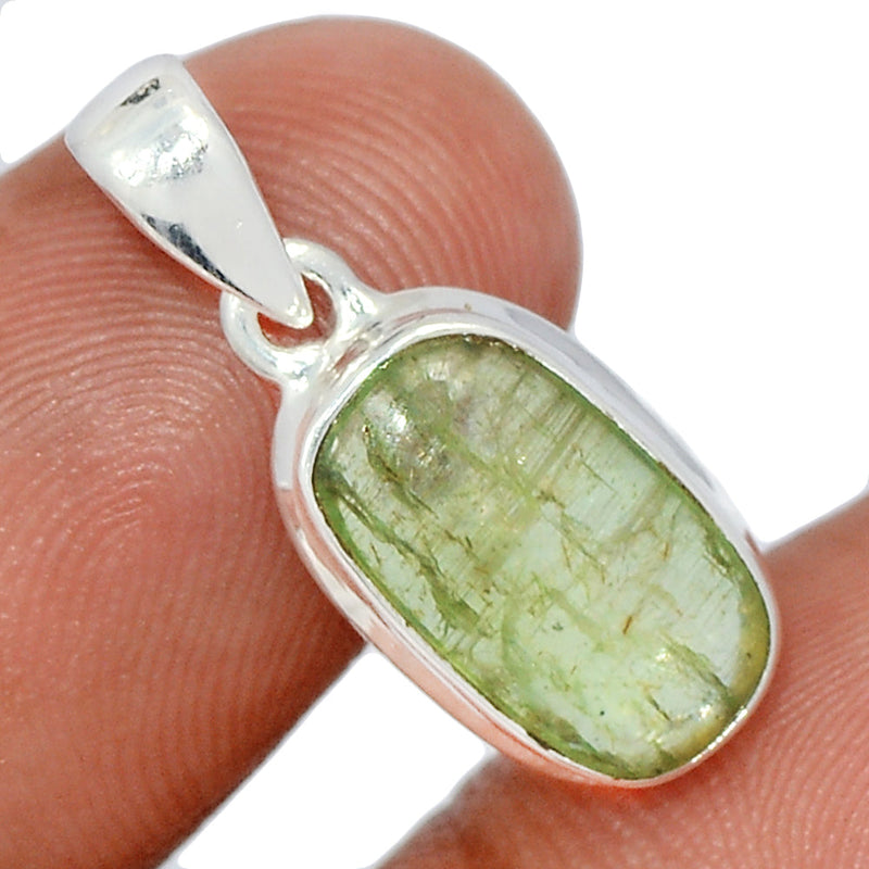 1" Green Kyanite Cabochon Pendants - GKCP254