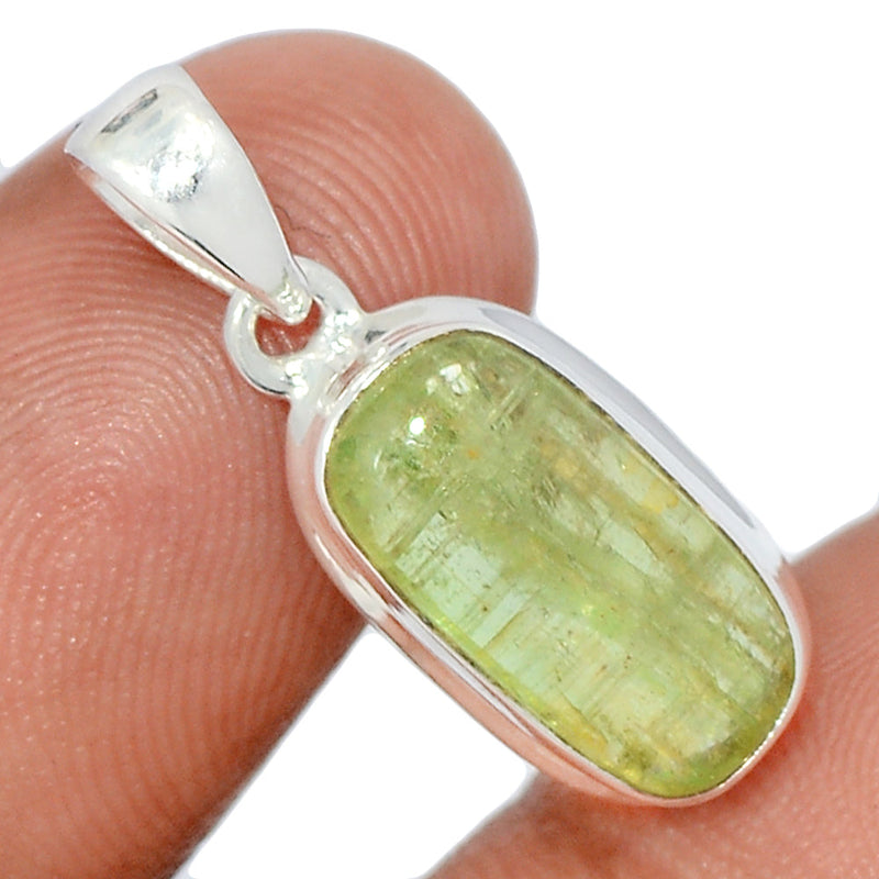 1" Green Kyanite Cabochon Pendants - GKCP256