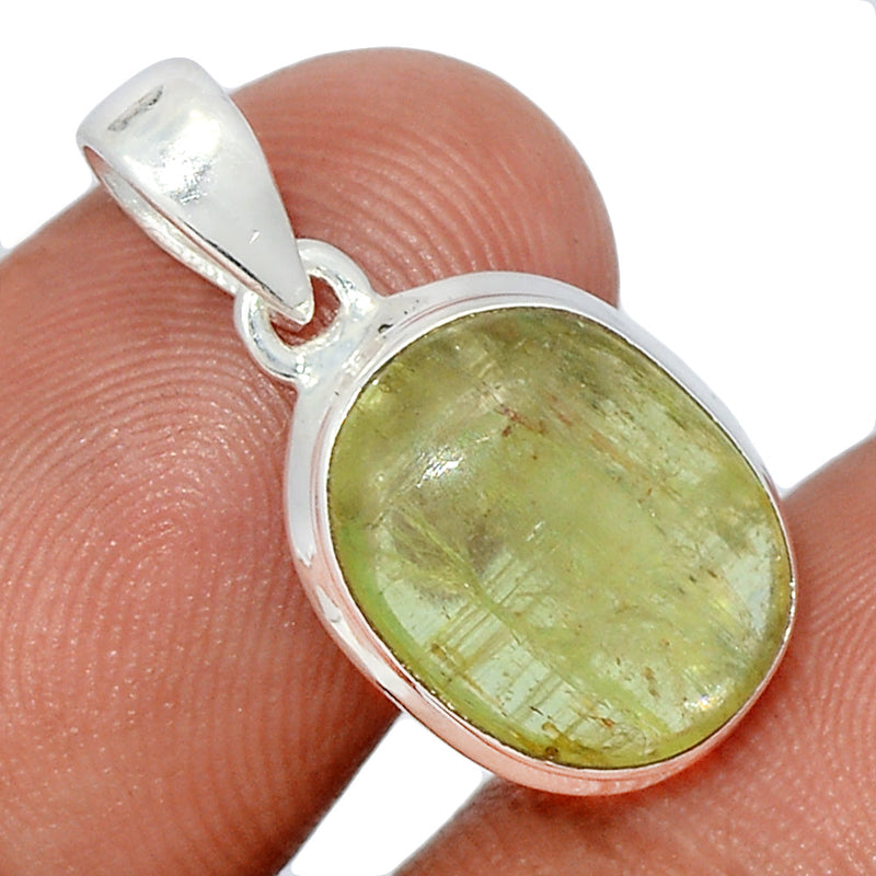 1" Green Kyanite Cabochon Pendants - GKCP258