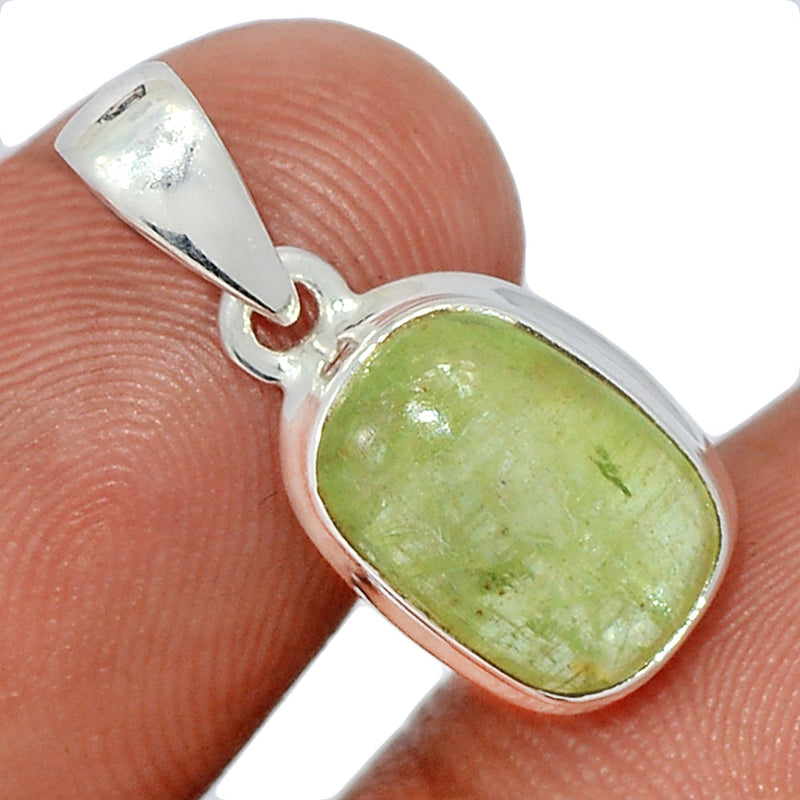 1" Green Kyanite Cabochon Pendants - GKCP271