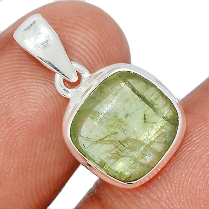 0.8" Green Kyanite Cabochon Pendants - GKCP277