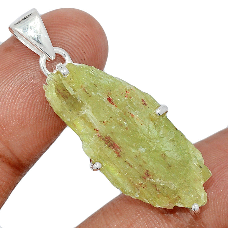 1.7" Claw - Green Kyanite Rough Pendants - GKRP667