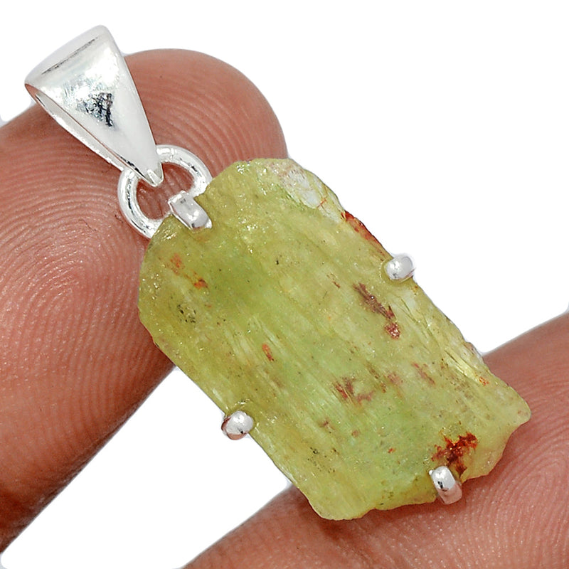 1.3" Claw - Green Kyanite Rough Pendants - GKRP668