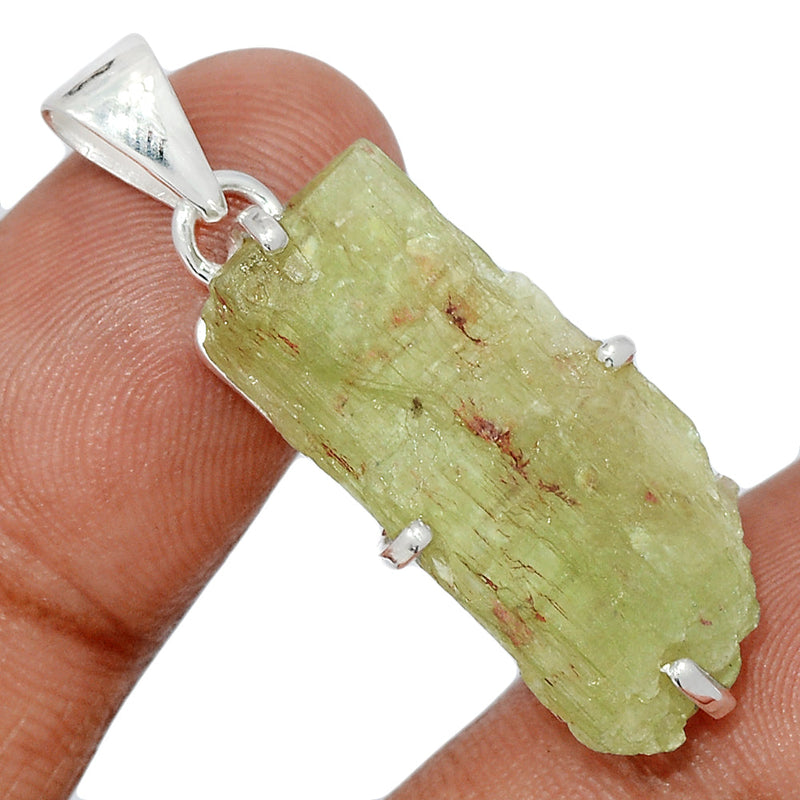 1.6" Claw - Green Kyanite Rough Pendants - GKRP671