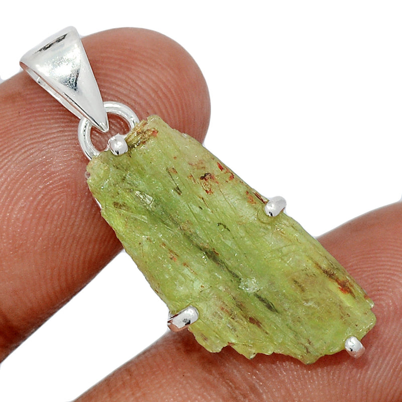 1.5" Claw - Green Kyanite Rough Pendants - GKRP675