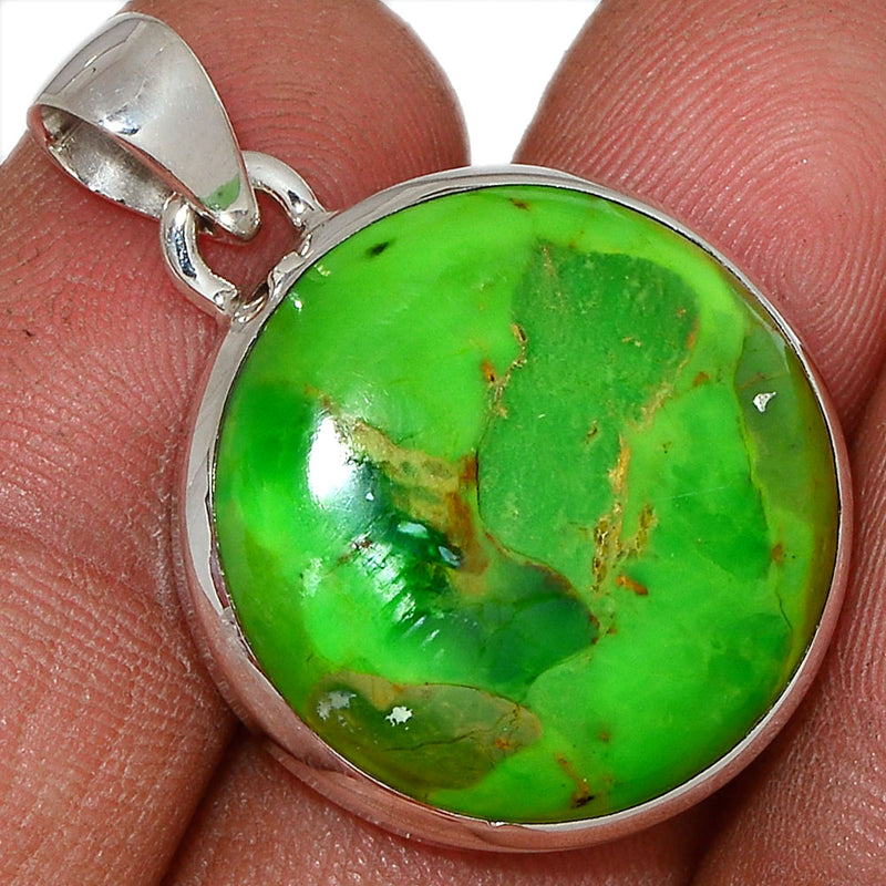 1.3" Green Mohave Turquoise Pendants - GMTP1002