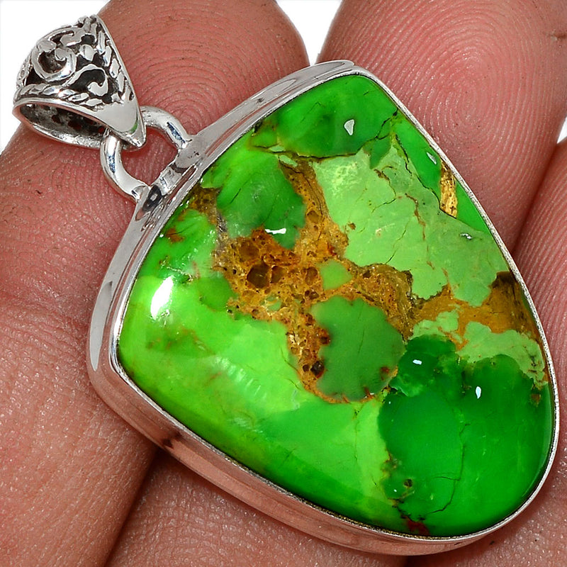 1.6" Green Mohave Turquoise Pendants - GMTP1009