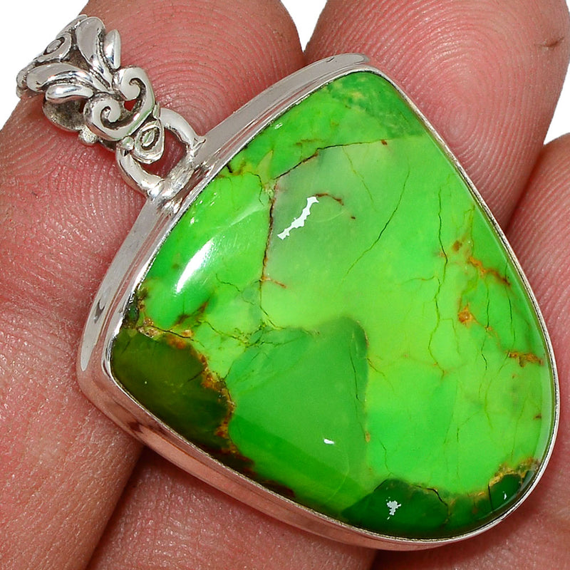 1.6" Green Mohave Turquoise Pendants - GMTP947