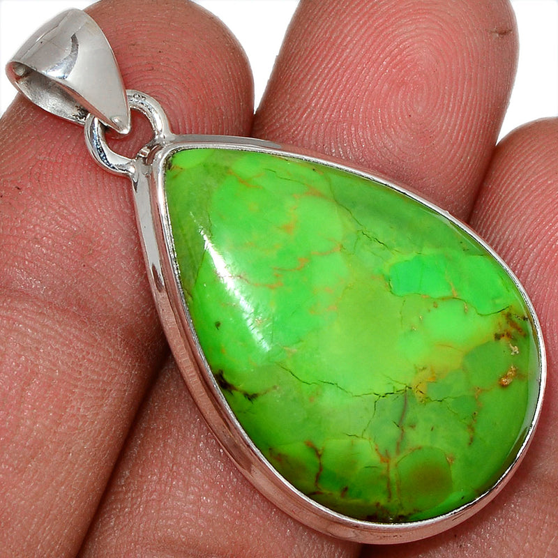 1.7" Green Mohave Turquoise Pendants - GMTP977