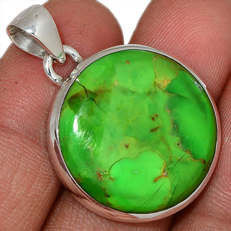 1.5" Green Mohave Turquoise Pendants - GMTP980