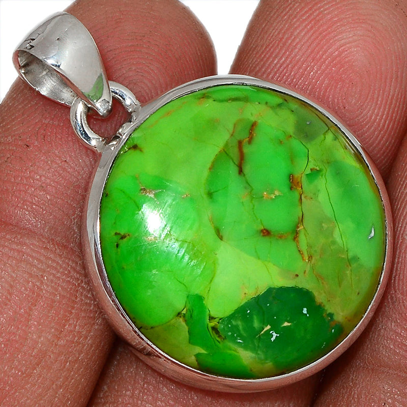 1.3" Green Mohave Turquoise Pendants - GMTP997