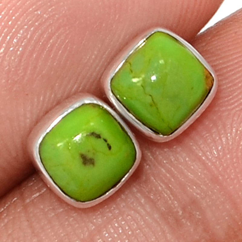 Green Mohave Turquoise Studs - GMTS305