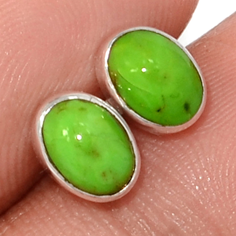 Green Mohave Turquoise Studs - GMTS315