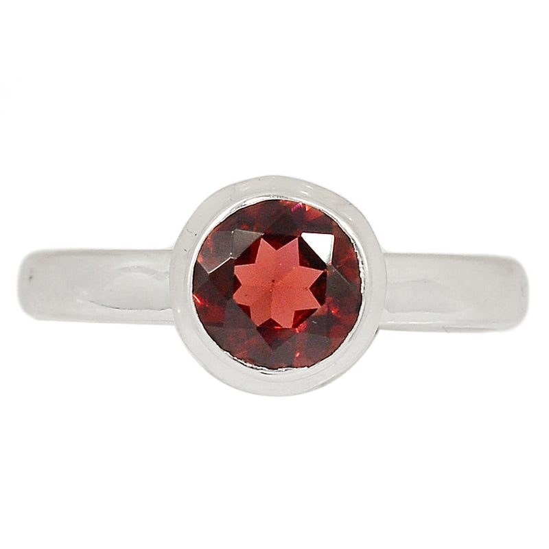 Garnet Faceted Ring - GNFR1221