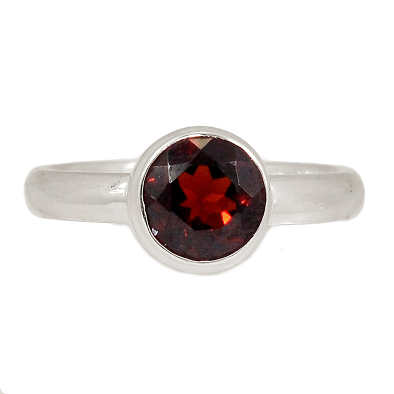 Garnet Faceted Ring - GNFR1240