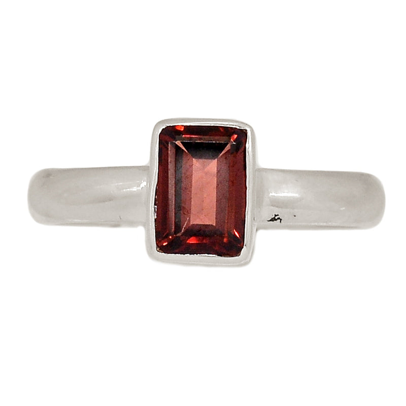 Garnet Faceted Ring - GNFR1263