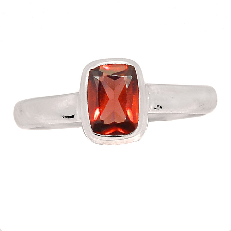 Garnet Faceted Ring - GNFR1271