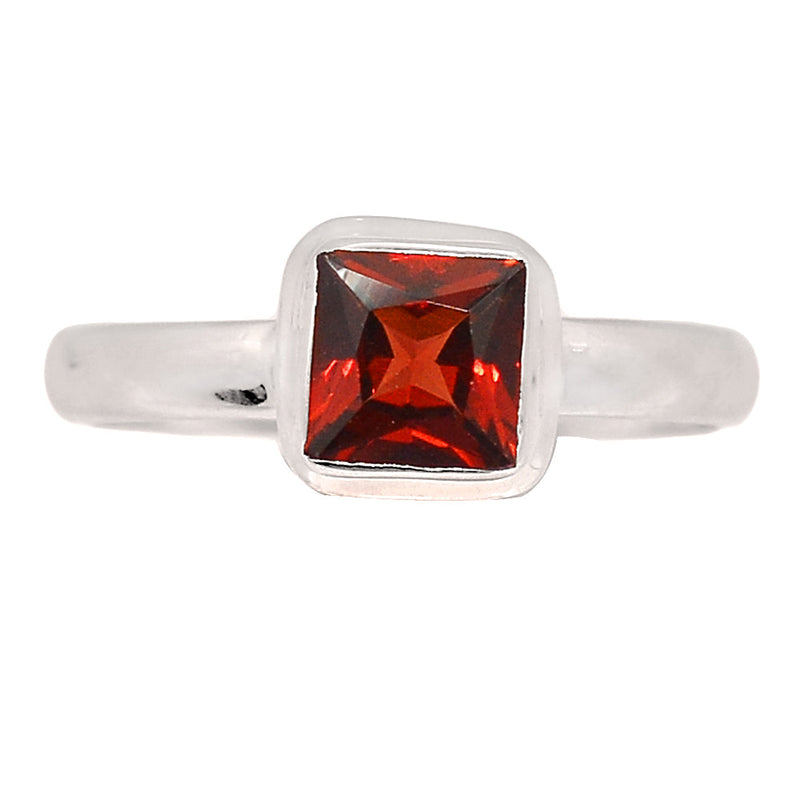 Garnet Faceted Ring - GNFR1273