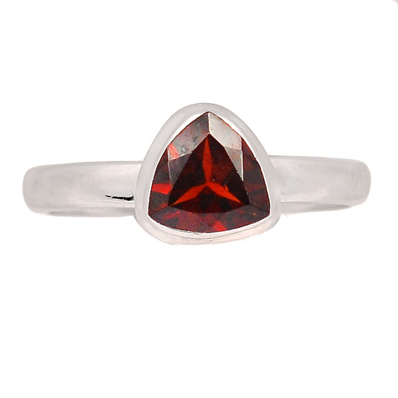 Garnet Faceted Ring - GNFR1275