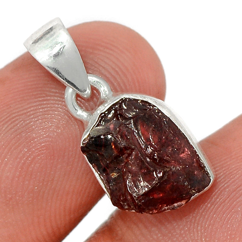 1" Garnet Rough Pendants - GNRP13