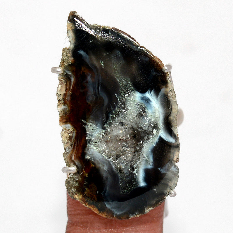 Claw - Oco Geode Druzy Ring - GODR420