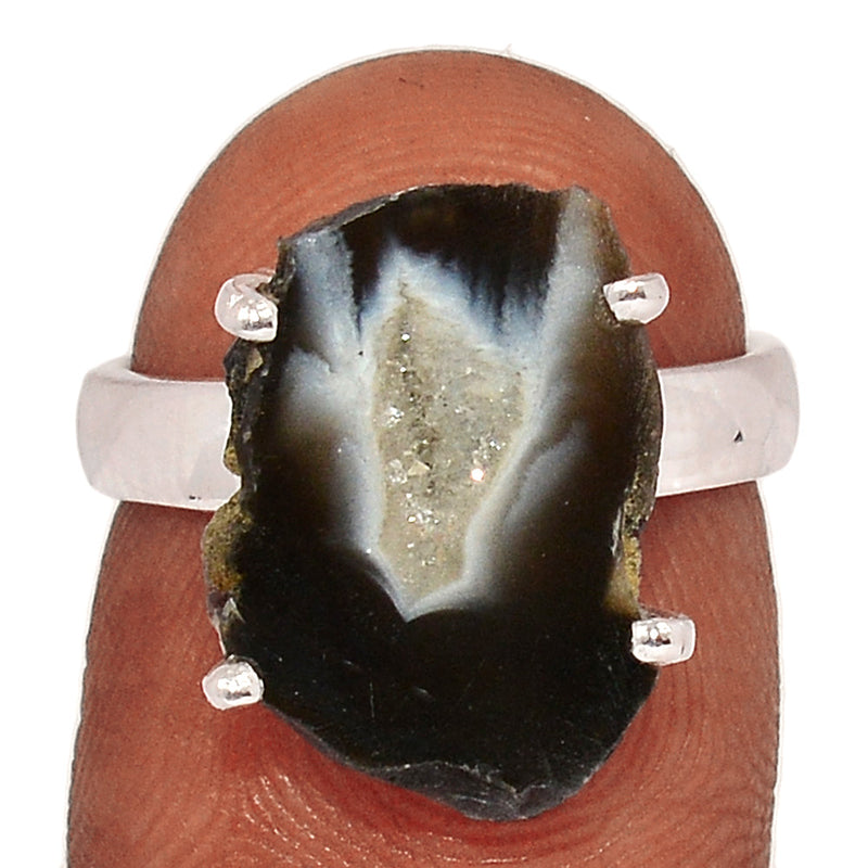 Claw - Oco Geode Druzy Ring - GODR437