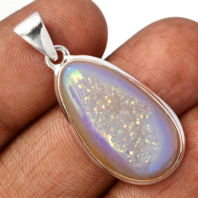 1.5" Angel Aura Druzy Pendants - GPWP612