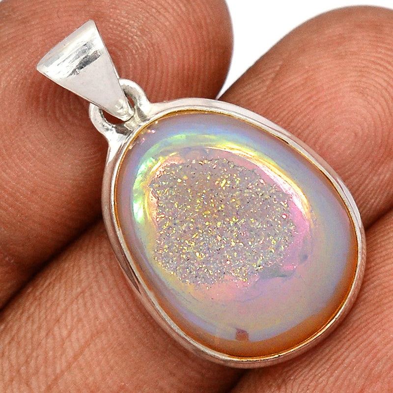 1.2" Angel Aura Druzy Pendants - GPWP619