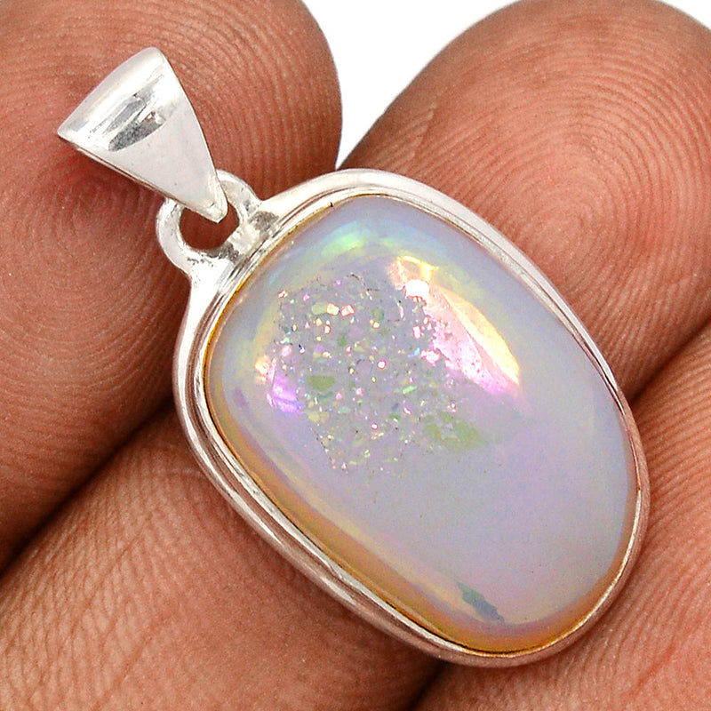 1.2" Angel Aura Druzy Pendants - GPWP620