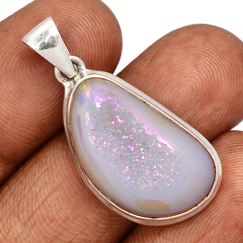 1.5" Angel Aura Druzy Pendants - GPWP621