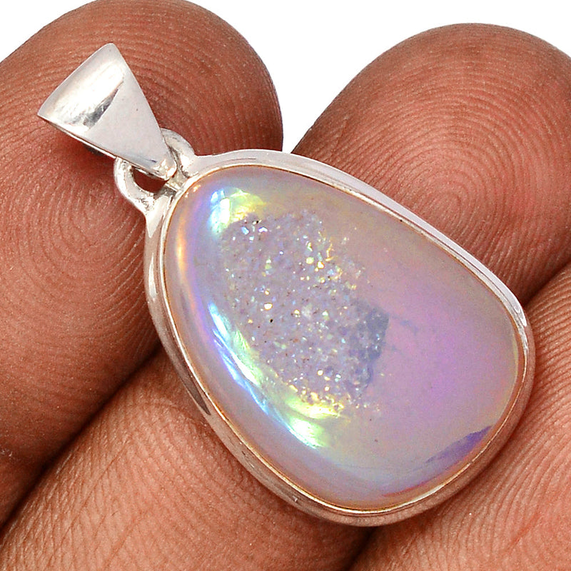 1.2" Angel Aura Druzy Pendants - GPWP622