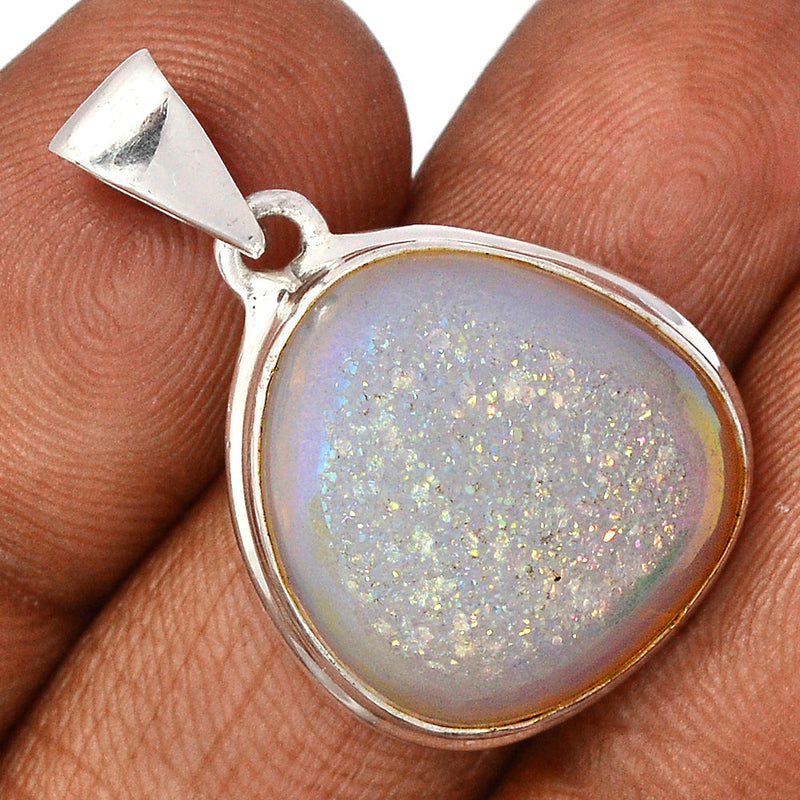 1.2" Angel Aura Druzy Pendants - GPWP624