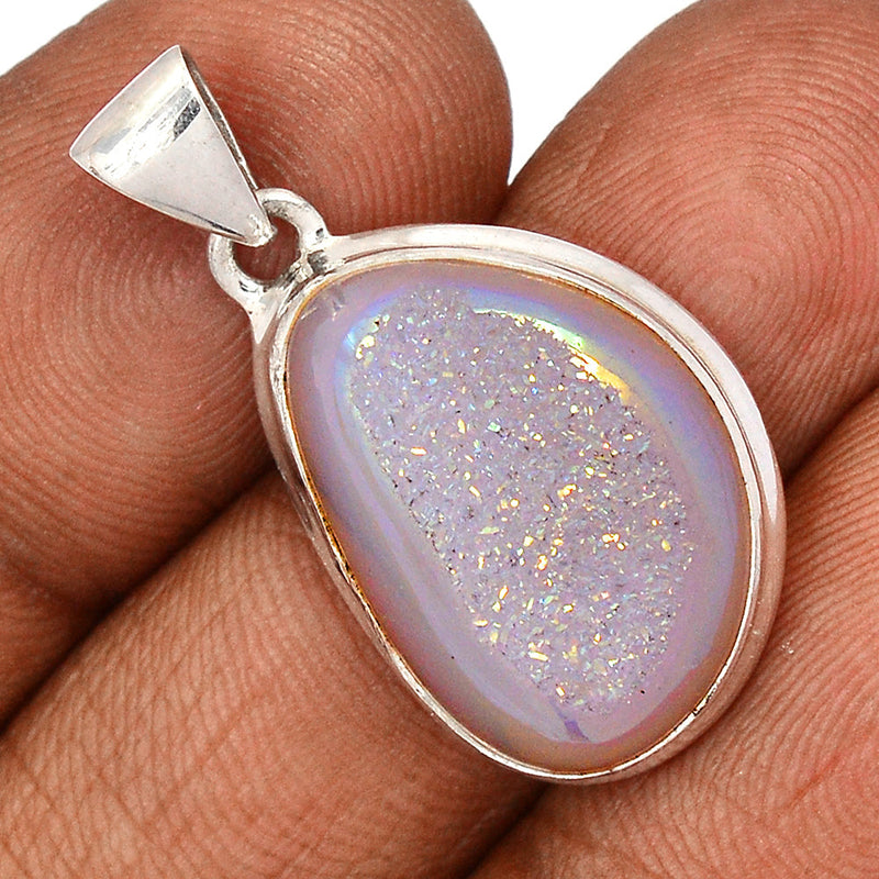 1.2" Angel Aura Druzy Pendants - GPWP629