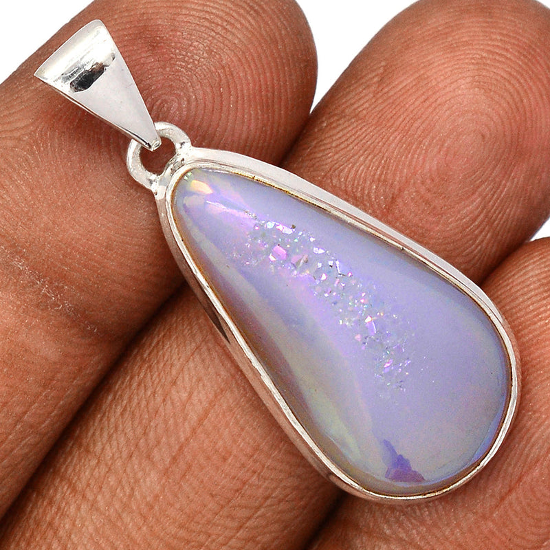 1.6" Angel Aura Druzy Pendants - GPWP632