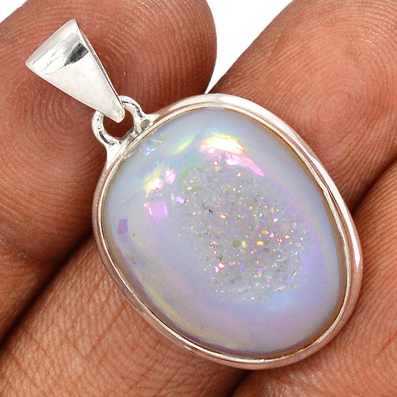 1.3" Angel Aura Druzy Pendants - GPWP633