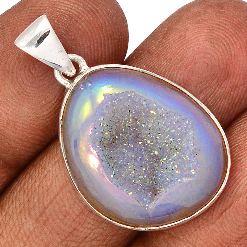 1.3" Angel Aura Druzy Pendants - GPWP635