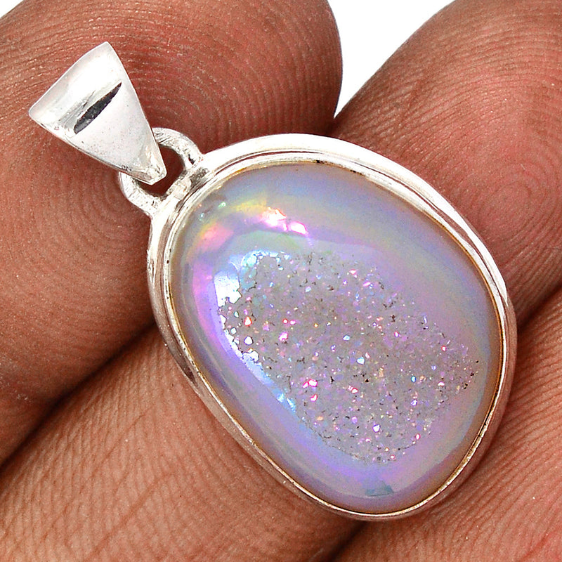 1.2" Angel Aura Druzy Pendants - GPWP637