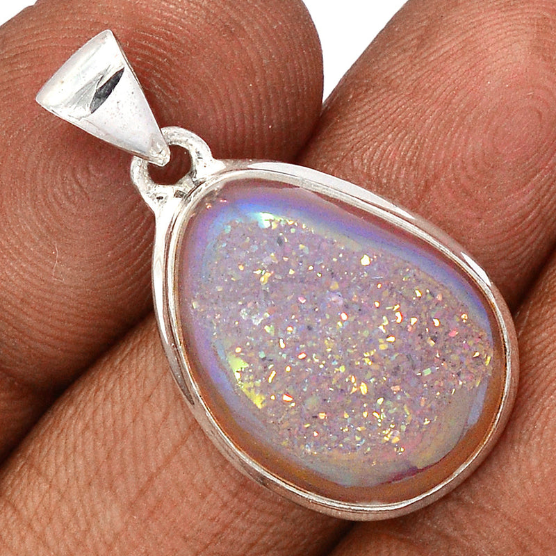 1.2" Angel Aura Druzy Pendants - GPWP639