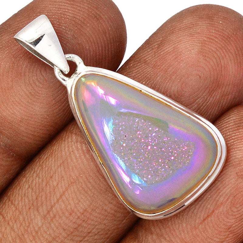 1.5" Angel Aura Druzy Pendants - GPWP642